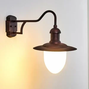 hofstein Applique murale d'extérieur Lucide ARUBA Brun, Rouille, 1 lumière* Lampes Modernes