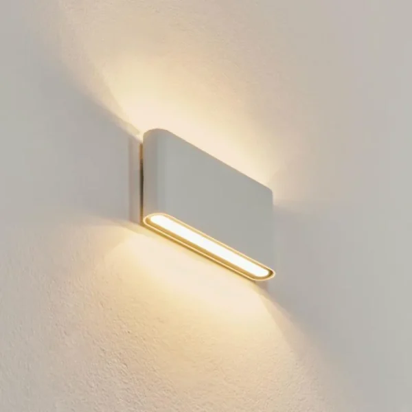 hofstein Applique murale d'extérieur Tammisaari LED Transparent, Blanc, 1 lumière* Lampes Modernes