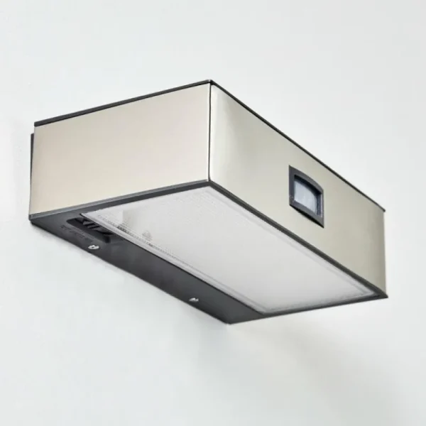 hofstein Applique murale d'extérieur LED Nickel mat, 1 lumière* Lampes Modernes