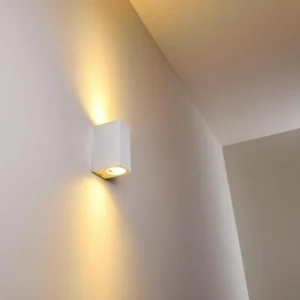 hofstein Applique murale d'extérieur Nordborg LED Blanc, 2 lumières* Lampes Modernes