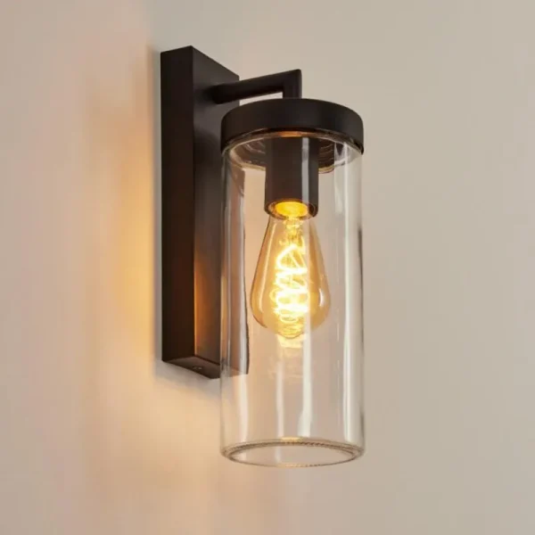 hofstein Applique murale d'extérieur Alegcirasn Noir, 1 lumière* Lampes Modernes