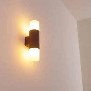 hofstein Applique murale d'extérieur Buhrkall Rouille, 2 lumières* Lampes Modernes