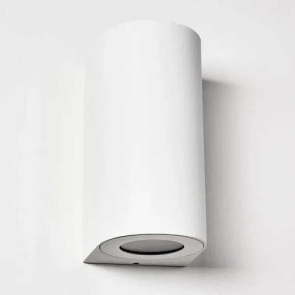 hofstein Applique murale d'extérieur Boda Blanc, 2 lumières* Lampes Modernes