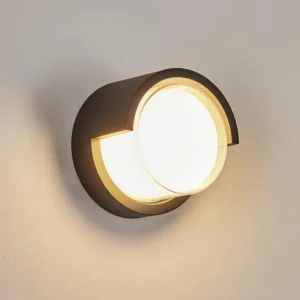hofstein Applique murale d'extérieur Vurey LED Noir, 1 lumière* Lampes Modernes