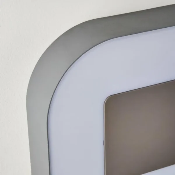 hofstein Applique murale d'extérieur Feldsted LED Argenté, 1 lumière, Changeur de couleurs* Lampes Modernes