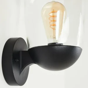 hofstein Applique murale d'extérieur Ystheim Noir, 1 lumière* Lampes Modernes