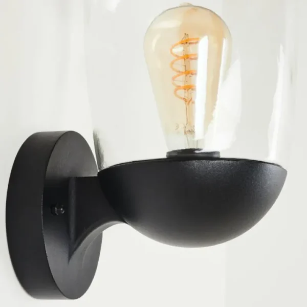 hofstein Applique murale d'extérieur Ystheim Noir, 1 lumière* Lampes Modernes