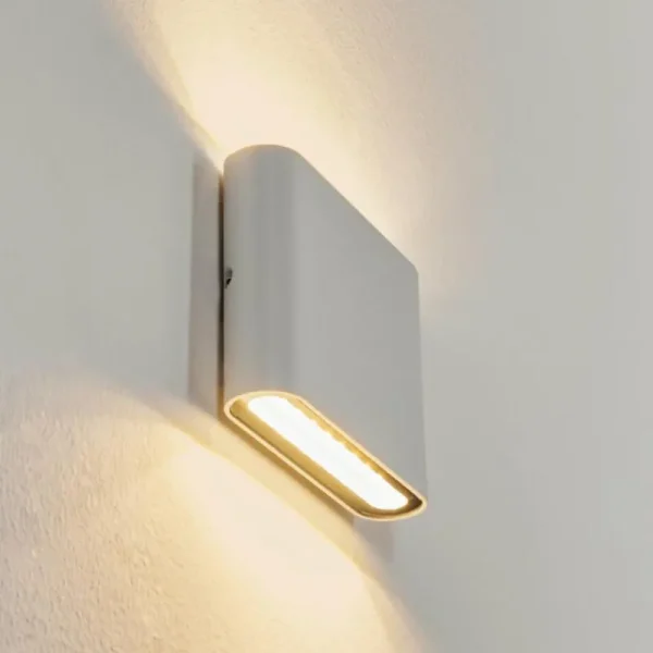 hofstein Applique murale d'extérieur Tammisaari LED Transparent, Blanc, 1 lumière* Lampes Modernes