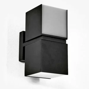 hofstein Applique murale d'extérieur Swanek LED Noir, 1 lumière* Lampes Modernes