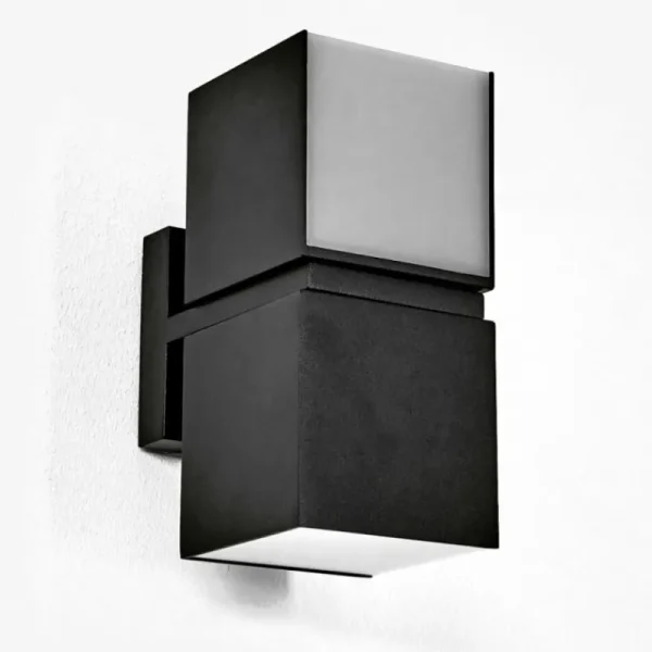 hofstein Applique murale d'extérieur Swanek LED Noir, 1 lumière* Lampes Modernes