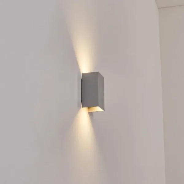 hofstein Applique murale d'extérieur Tamarin LED Gris, 1 lumière* Lampes Modernes
