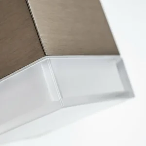 hofstein Applique murale d'extérieur Tibor LED Acier inoxydable, 2 lumières* Lampes Modernes