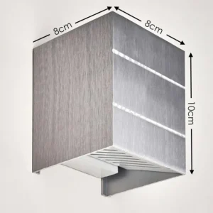 hofstein Applique murale Erik Aluminium, 1 lumière* Lampes Modernes