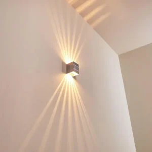 hofstein Applique murale Erik Aluminium, 1 lumière* Lampes Modernes