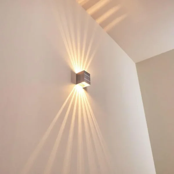 hofstein Applique murale Erik Aluminium, 1 lumière* Lampes Modernes