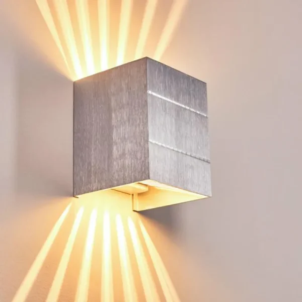 hofstein Applique murale Erik Aluminium, 1 lumière* Lampes Modernes