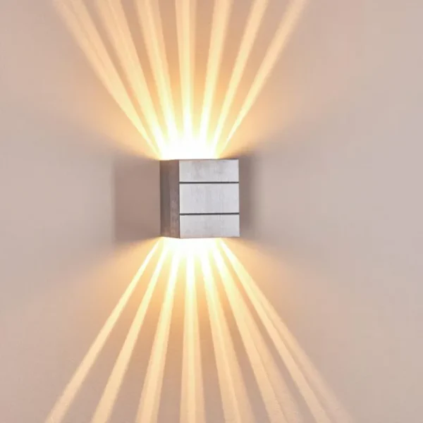 hofstein Applique murale Erik Aluminium, 1 lumière* Lampes Modernes