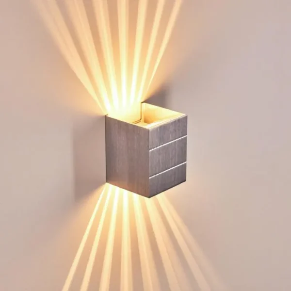 hofstein Applique murale Erik Aluminium, 1 lumière* Lampes Modernes