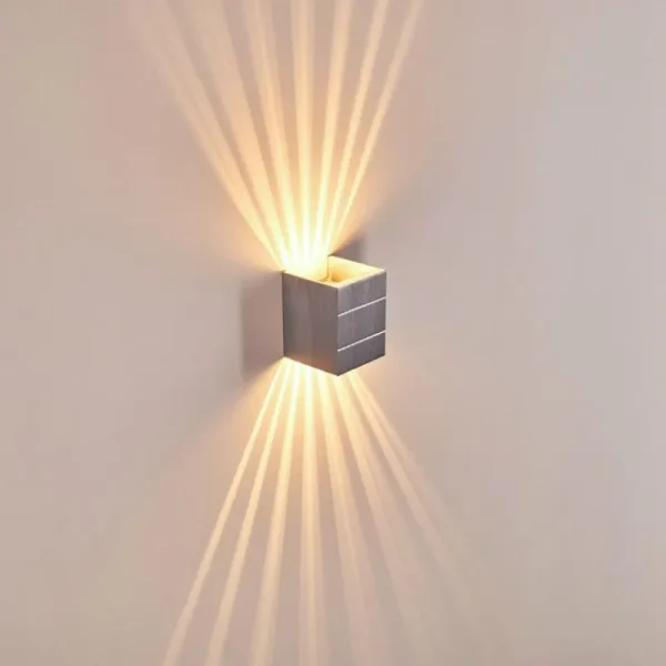 hofstein Applique murale Erik Aluminium, 1 lumière* Lampes Modernes