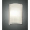 Luminaires Fabas Luce Applique murale Fabas Luce Maribel Blanc, 1 lumière* Lampes En Verre