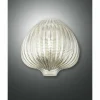 Luminaires Fabas Luce Applique murale Fabas Luce Olbia Blanc, 1 lumière* Lampes En Verre