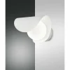 Luminaires Fabas Luce Applique murale Fabas Luce Adria LED Blanc, 1 lumière* Lampes En Verre