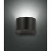 Luminaires Fabas Luce Applique murale Fabas Luce Lao LED Noir, 1 lumière* Lampes En Verre