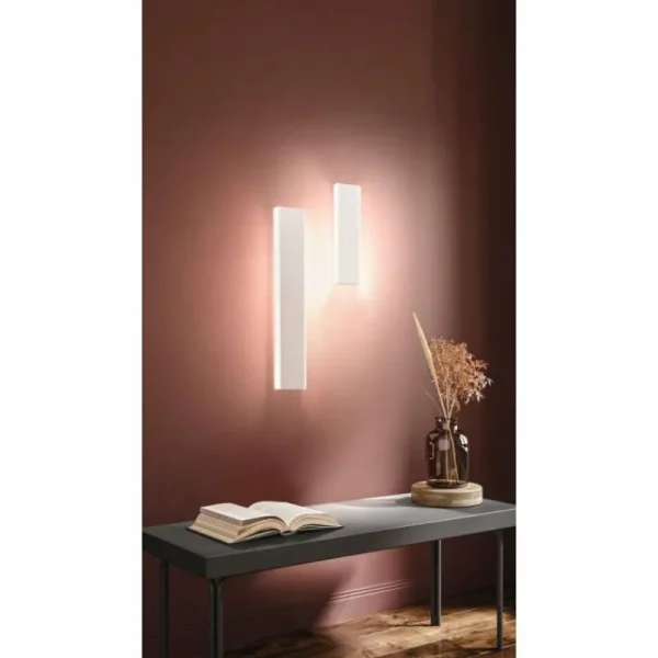 Luminaires Fischer & Honsel Applique murale Fischer & Honsel Muur LED Blanc, 1 lumière* Lampes En Verre