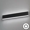 Luminaires Fischer & Honsel Applique murale Fischer & Honsel Muur LED Noir, 1 lumière* Lampes En Verre