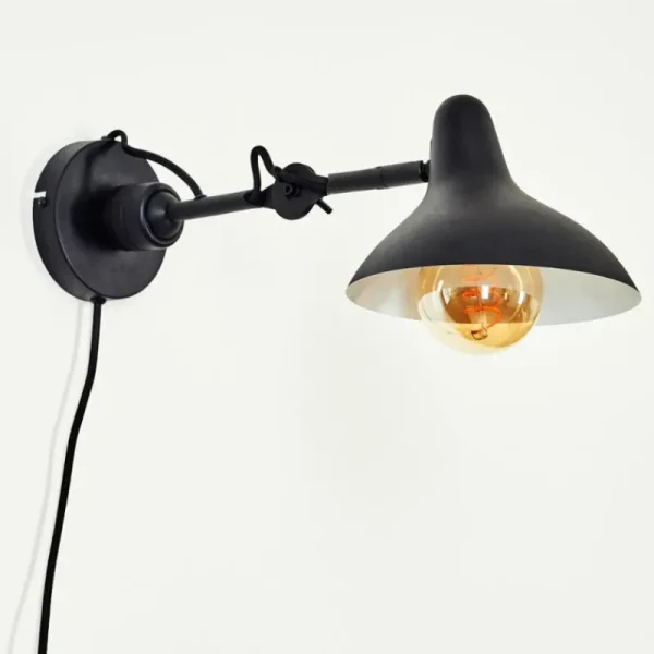 hofstein Applique murale Fort Noir, 1 lumière* Lampes Modernes