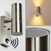 hofstein Applique murale Froslev LED Chrome, 2 lumières, Détecteur de mouvement* Lampes Modernes