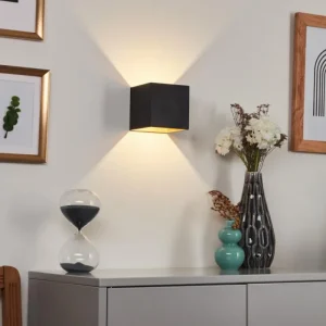 hofstein Applique murale Fulufo LED Cuivre, Noir, 1 lumière* Lampes Modernes