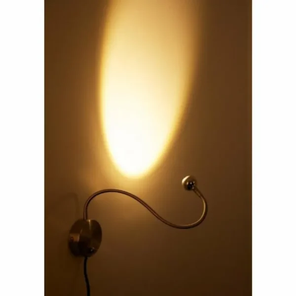 hofstein Applique murale Globo SERPENT LED Chrome, 1 lumière* Lampes Modernes