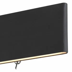 Luminaires Globo Lighting Applique murale Globo SIEGFRIED LED Noir, 1 lumière* Lampes En Verre