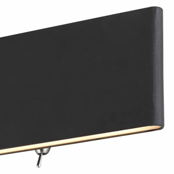 Luminaires Globo Lighting Applique murale Globo SIEGFRIED LED Noir, 1 lumière* Lampes En Verre