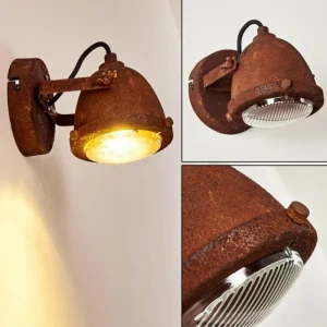 hofstein Applique murale Glostrup Rouille, 1 lumière* Lampes En Verre