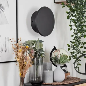 hofstein Applique murale Gusum LED Noir, 1 lumière* Lampes Modernes