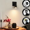 hofstein Applique murale Hakamken LED Noir, 1 lumière* Lampes En Verre