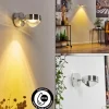 hofstein Applique murale Harare LED Chrome, 1 lumière* Lampes En Verre