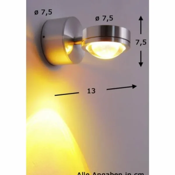 hofstein Applique murale Harare LED Aluminium, 1 lumière* Lampes Modernes