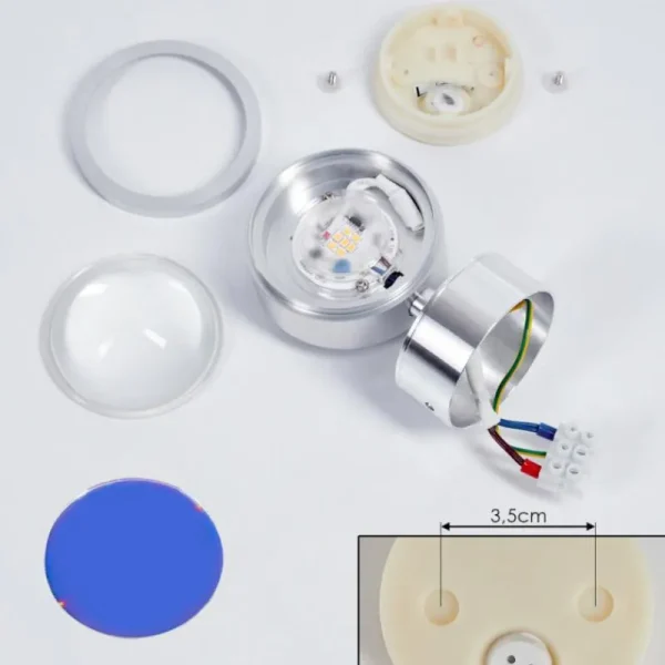hofstein Applique murale Harare LED Chrome, 1 lumière* Lampes En Verre