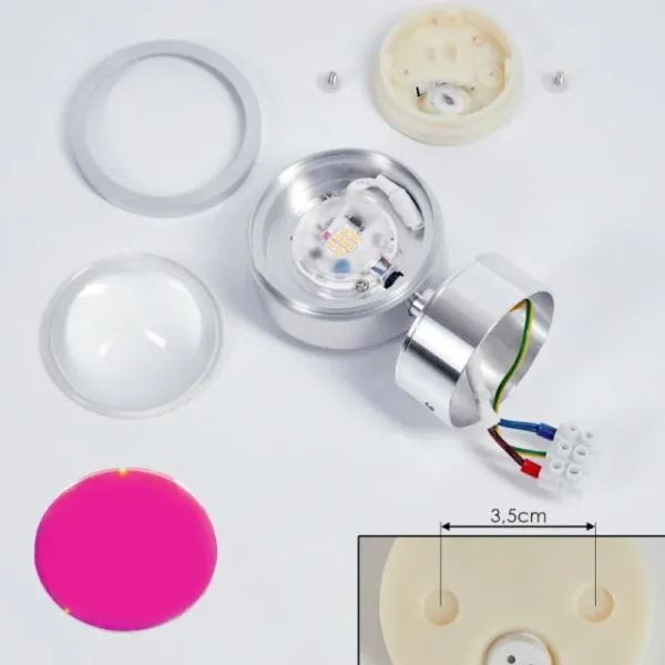 hofstein Applique murale Harare LED Chrome, 1 lumière* Lampes En Verre