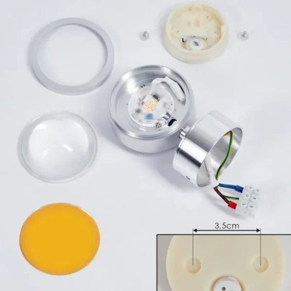 hofstein Applique murale Harare LED Chrome, 1 lumière* Lampes En Verre
