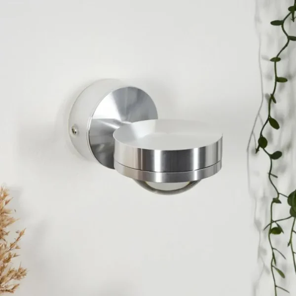 hofstein Applique murale Harare LED Chrome, 1 lumière* Lampes En Verre
