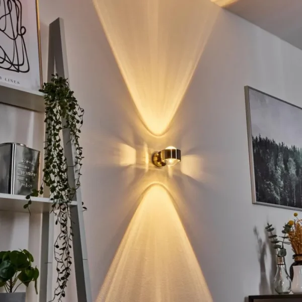 hofstein Applique murale Sapri Nickel mat, 1 lumière* Lampes En Verre