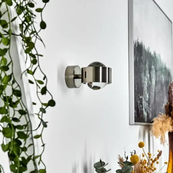 hofstein Applique murale Sapri Nickel mat, 1 lumière* Lampes En Verre