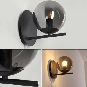 hofstein Applique murale Hogatza Noir, 1 lumière* Lampes Modernes