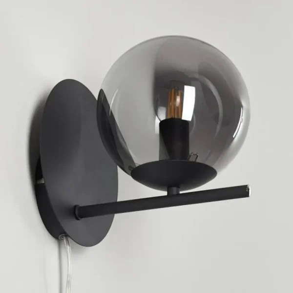 hofstein Applique murale Hogatza Noir, 1 lumière* Lampes Modernes