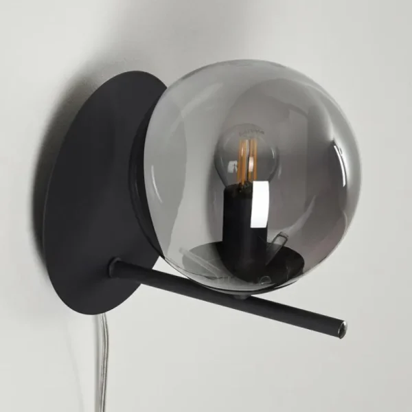 hofstein Applique murale Hogatza Noir, 1 lumière* Lampes Modernes