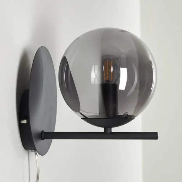 hofstein Applique murale Hogatza Noir, 1 lumière* Lampes Modernes